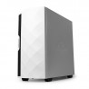 GABINETE GAMER YEYIAN ABYSS 2500, CON VENTANA LATERAL RGB , MIDI TOWER NEGRO, BLANCO