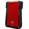 CARCASA ADATA EX500 XPG PARA DISCOS DUROS/SSD 2.5 PULGADAS 7MM/9.5MM SATA3/USB3.2 ROJO CASE PC