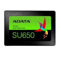 UNIDAD DE ESTADO SOLIDO SSD ADATA SU650 120GB 2.5 SATA3 7MM LECT.520/ESCR.450MBS SIN BRACKET PC LAPTOP