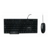 TECLADO ANTIDERRAMES / MOUSE OPTICO PERFECT CHOICE ALAMBRICO USB NEGRO